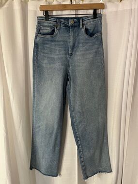 Blank NYC The Baxter Ribcage Raw Hem Straight Leg